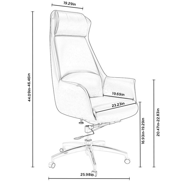 Orren Ellis Mobius 2 Piece LShaped Standing Desk Office Set with Chair
